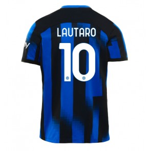 Inter Milan Lautaro Martinez #10 Replica Home Stadium Shirt 2023-24 Short Sleeve